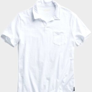 TODD SNYDER Montauk slub polo small
